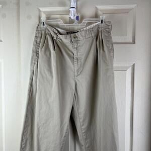 Polo By Ralph Lauren Men’s Chino Pants Size 36 X 32 Vintage Pleated And Cuffed